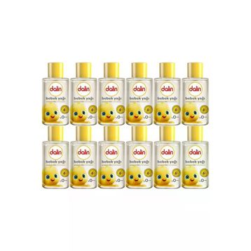 Dalin 50 ml 12 Adet Klasik Mini Bebek Yağı