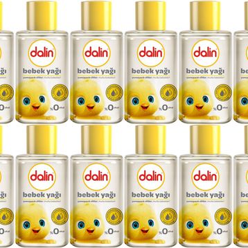 Dalin 50 ml 12 Adet Klasik Mini Bebek Yağı