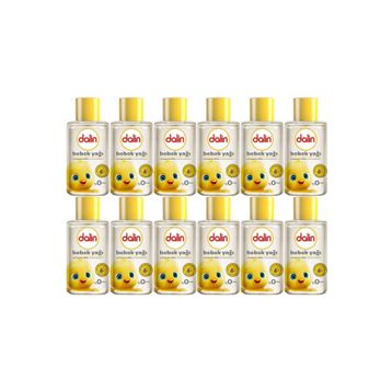 Dalin 50 ml 12 Adet Klasik Mini Bebek Yağı