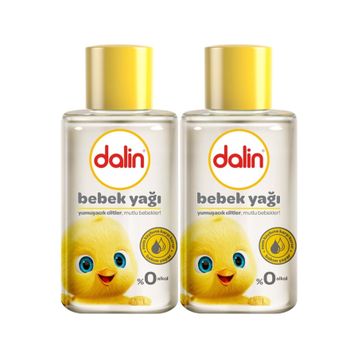 Dalin 50 ml 2 Adet Klasik Mini Bebek Yağı