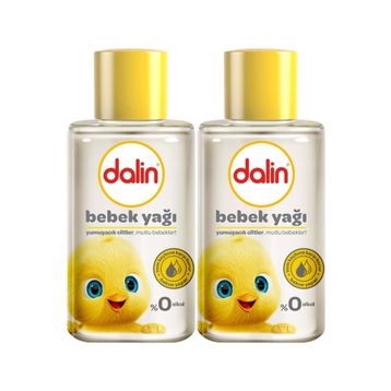Dalin 50 ml 2 Adet Klasik Mini Bebek Yağı