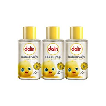 Dalin 50 ml 3 Adet Klasik Mini Bebek Yağı