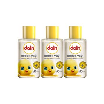 Dalin 50 ml 3 Adet Klasik Mini Bebek Yağı