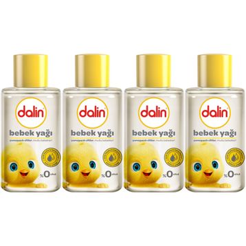 Dalin 50 ml 4 Adet Klasik Mini Bebek Yağı