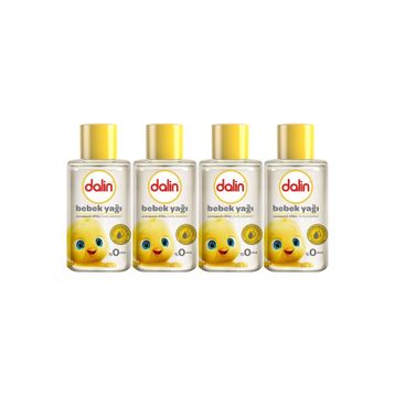 Dalin 50 ml 4 Adet Klasik Mini Bebek Yağı