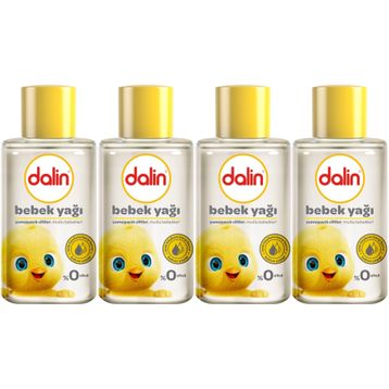 Dalin 50 ml 4 Adet Klasik Mini Bebek Yağı