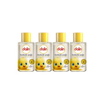Dalin 50 ml 4 Adet Klasik Mini Bebek Yağı