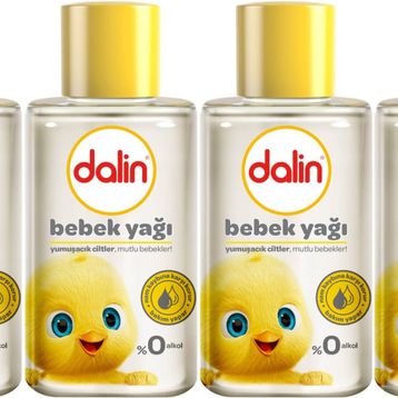 Dalin 50 ml 4 Adet Klasik Mini Bebek Yağı