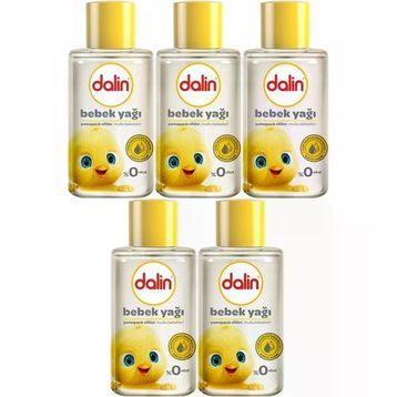 Dalin 50 ml 5 Adet Klasik Mini Bebek Yağı