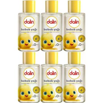 Dalin 50 ml 6 Adet Klasik Mini Bebek Yağı