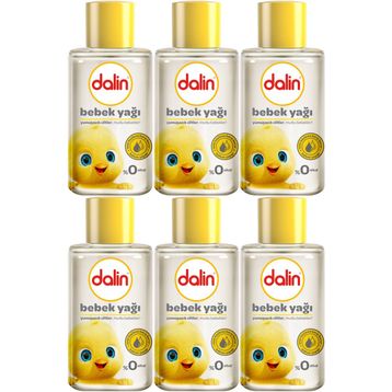 Dalin 50 ml 6 Adet Klasik Mini Bebek Yağı