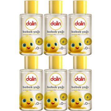 Dalin 50 ml 6 Adet Klasik Mini Bebek Yağı