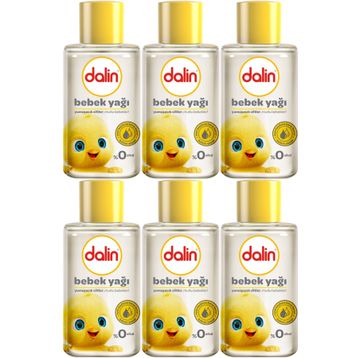 Dalin 50 ml 6 Adet Klasik Mini Bebek Yağı