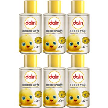 Dalin 50 ml 6 Adet Klasik Mini Bebek Yağı