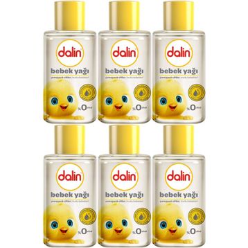 Dalin 50 ml 6 Adet Klasik Mini Bebek Yağı