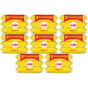 Dalin 56x24 Paket Islak Havlu Mendil