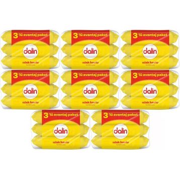 Dalin 56x24 Paket Islak Havlu Mendil