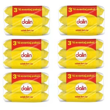 Dalin 56x36 Paket Islak Havlu Mendil