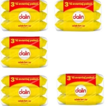 Dalin 56x3'lü Avantaj Paketi 5 Paket Islak Havlu