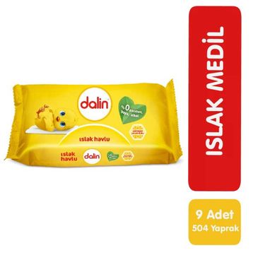 Dalin 56x9 Paket Islak Havlu Mendil