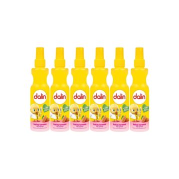 Dalin 6x200 ml Badem Özlü Kolay Saç Tarama Spreyi