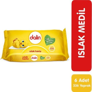 Dalin 6x56'lı Islak Havlu Mendil