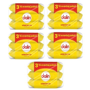 Dalin 840 Yaprak 15'li Set Islak Havlu