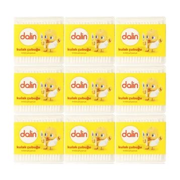 Dalin 9x100 Adet Kulak Çubuğu