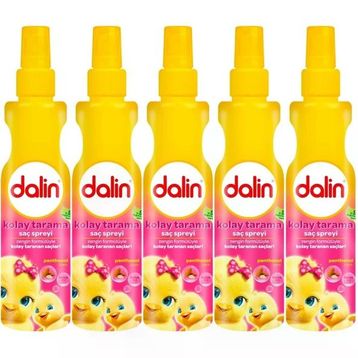 Dalin Badem Özlü 5x200 ml Kolay Saç Tarama Spreyi