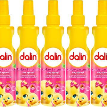 Dalin Badem Özlü 5x200 ml Kolay Saç Tarama Spreyi