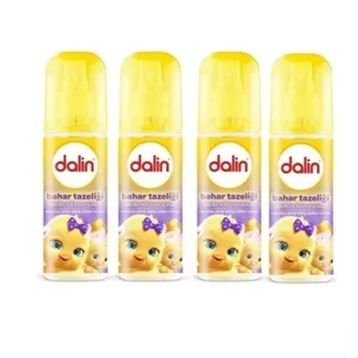Dalin Bahar Tazeliği 150 ml 4 Adet Bebek Kolonyası