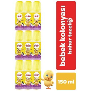 Dalin Bahar Tazeliği 9x150 ml Bebek Kolonyası