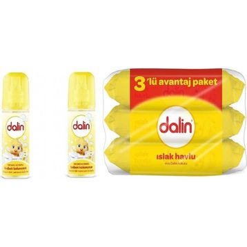 Dalin Bebek Kolonyası 150 Ml Ice Blue X2 Ve Bıcı Bıcı Kokusu X2 ANP1001