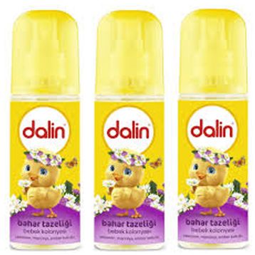 Dalin Çiçek Bahçesi 3x100 ml Bebek Kolonyası