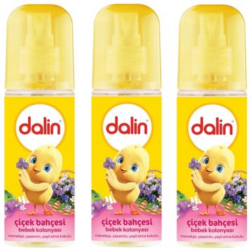 Dalin Çiçek Bahçesi 3x150 ml Bebek Kolonyası
