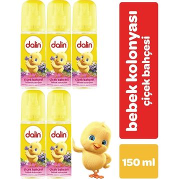 Dalin Çiçek Bahçesi 5 x 150 ml Bebek Kolonyası
