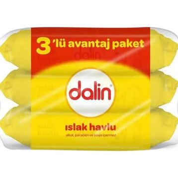 Dalin GDD034436 3'lü Avantaj Paket Islak Havlu
