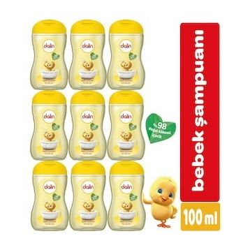 Dalin Klasik 9x100 ml Bebek Şampuanı