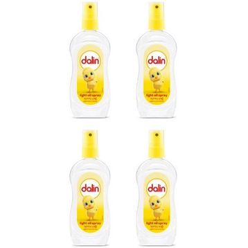 Dalin Light Oil Spreyli 4x200 ml Bebek Yağı