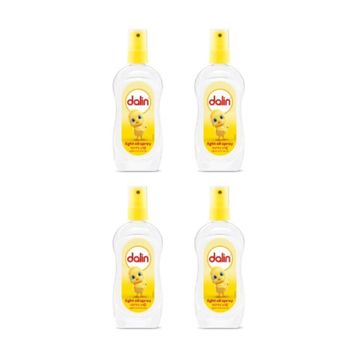 Dalin Light Oil Spreyli 4x200 ml Bebek Yağı