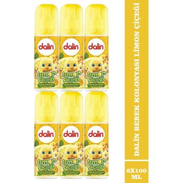 Dalin Limon Çiçeği 100 ml 6 Adet Bebek Kolonyası