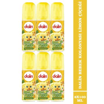 Dalin Limon Çiçeği 100 ml 6 Adet Bebek Kolonyası
