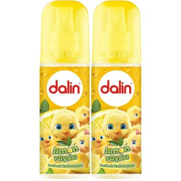 Dalin Limon Çiçeği Limon-Bergomat-Papatya 2x150 ml Bebek Kolonyası