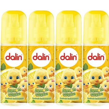 Dalin Limon Çiçeği Limon-Bergomat-Papatya 4x150 ml Bebek Kolonyası