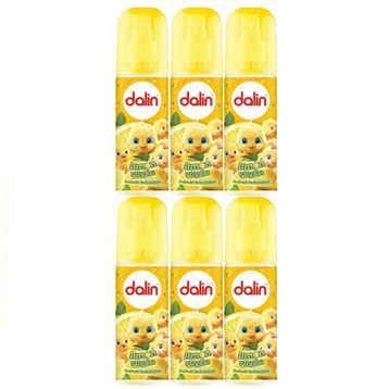 Dalin Limon Çiçeği Limon-Bergomat-Papatya 6x150 ml Bebek Kolonyası