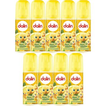 Dalin Limon Çiçeği Limon-Bergomat-Papatya 9x150 ml Bebek Kolonyası