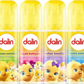 Dalin Okyanus Orman Deniz Çiçek Bahar Limon 6'lı 150 ml Bebek Kolonyası