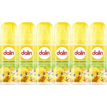 Dalin Orman Esintisi Turunçgiller Yasemin Misk Kokulu 6'lı 150 ml Bebek Kolonyası
