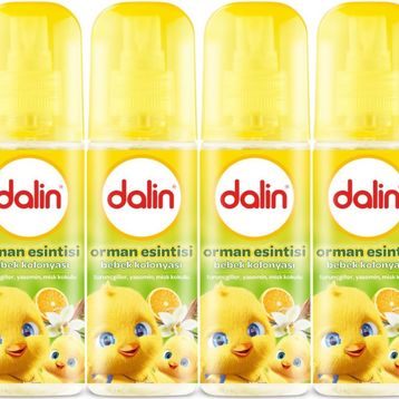 Dalin Orman Esintisi Turunçgiller Yasemin Misk Kokulu 6'lı 150 ml Bebek Kolonyası