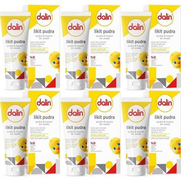 Dalin Pudra ve Losyon Bir Arada 6x100 gr Likid Pudra